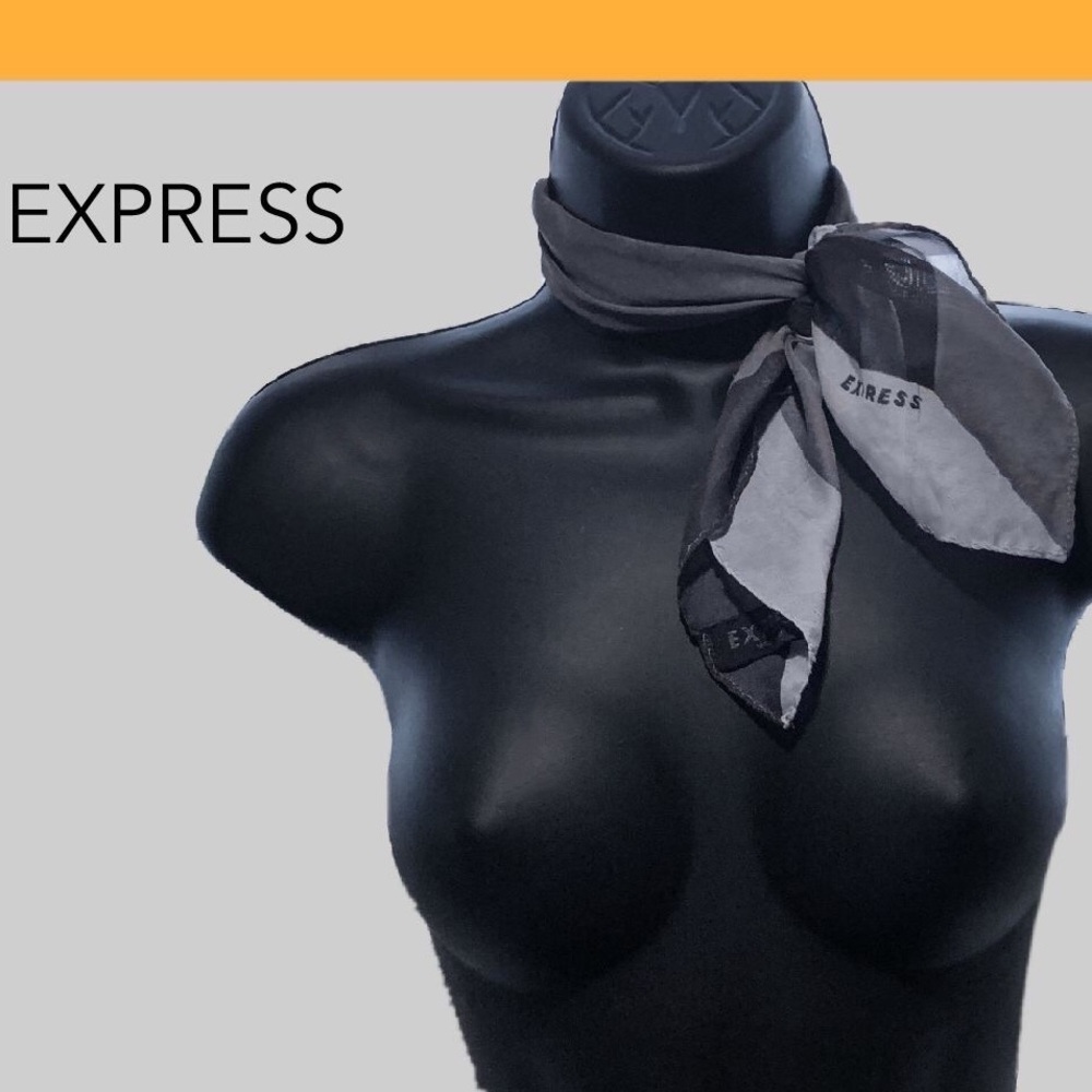Vintage Express Shades of Grey Neck Scarf